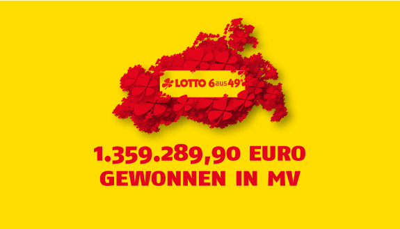 19.12.2024 | 1.359.289,90 Euro und 77.777 Euro gewonnen in MV | 23. und 24. Großgewinn des Jahres